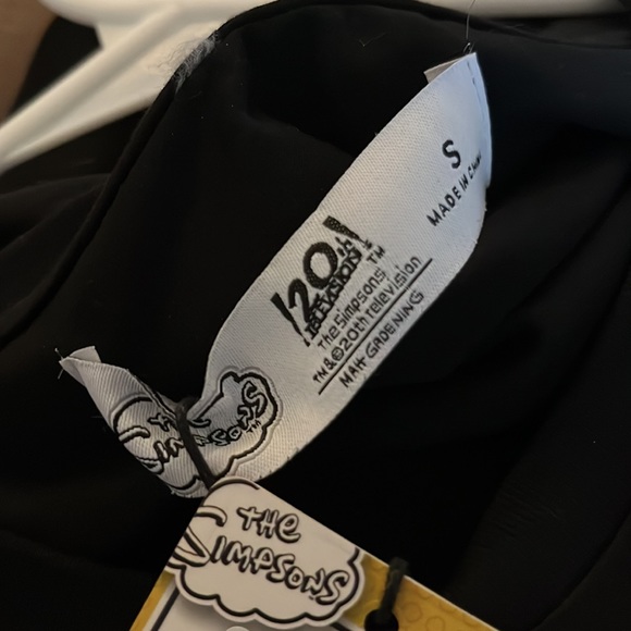 Size:SMALL color:black brand:20th television Bart Simpson short sleeve shirt - Picture 3 of 4